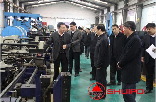 山東省副省長(zhǎng)張超超來水泊焊割考察