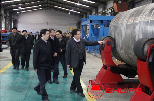 山東省副省長(zhǎng)張超超來水泊焊割考察